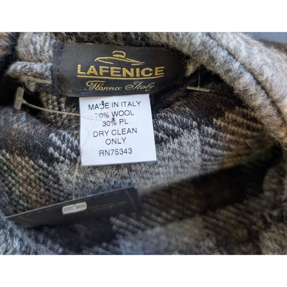 LA FENICE Handmade Hat Wool Blend Florence Italy Academia - Picture 8 of 10